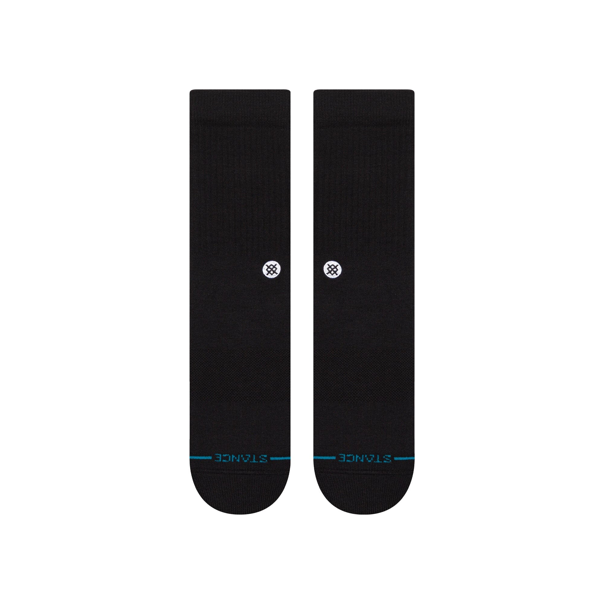 Stance Icon Crew Socks - Black / White