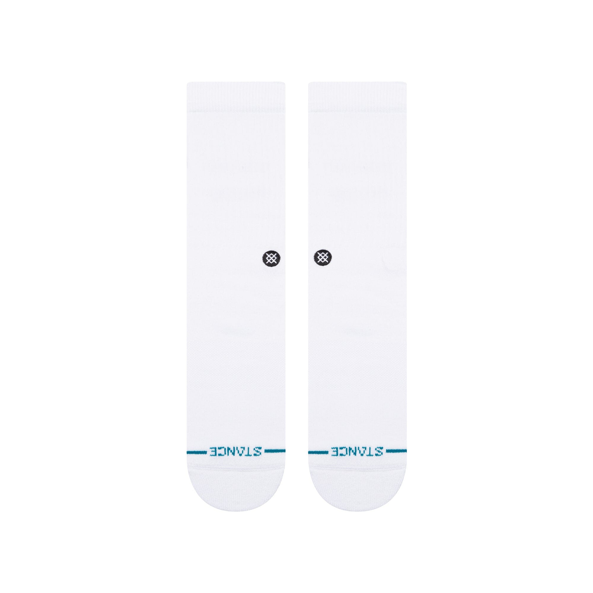 Stance Icon Crew Socks - White / Black