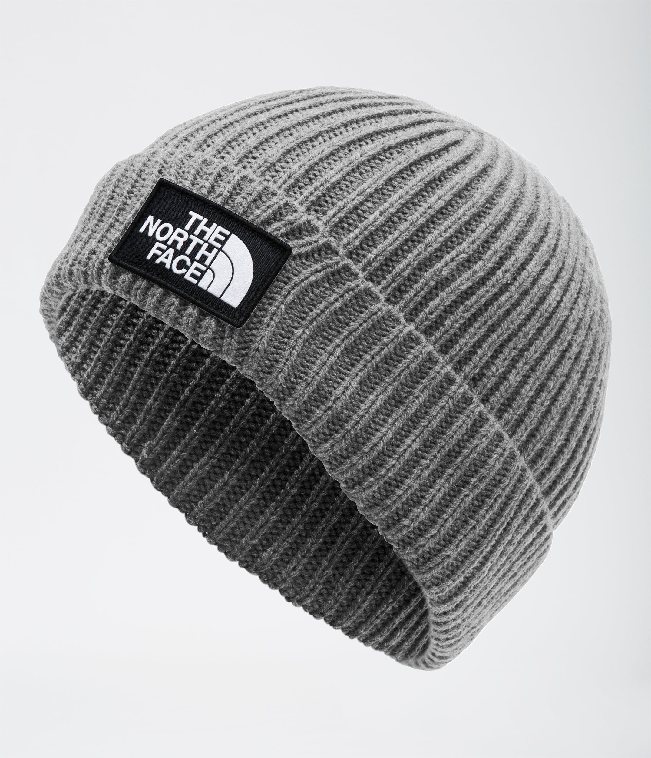 The North Face TNF™ Logo Box Cuffed Beanie TNF Medium Grey Heather 