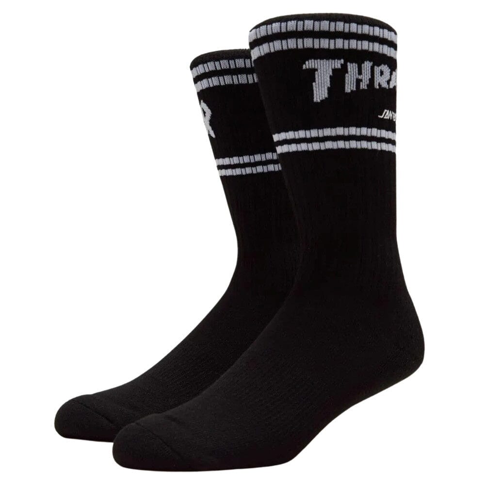 Thrasher x Santa Cruz Strip 2 Pack Crew Socks