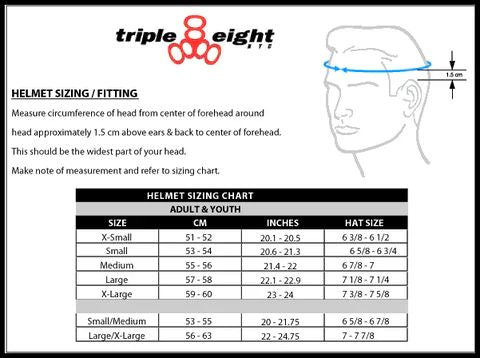 Triple 8 The Certified Skate Helmet SS - Matte Black