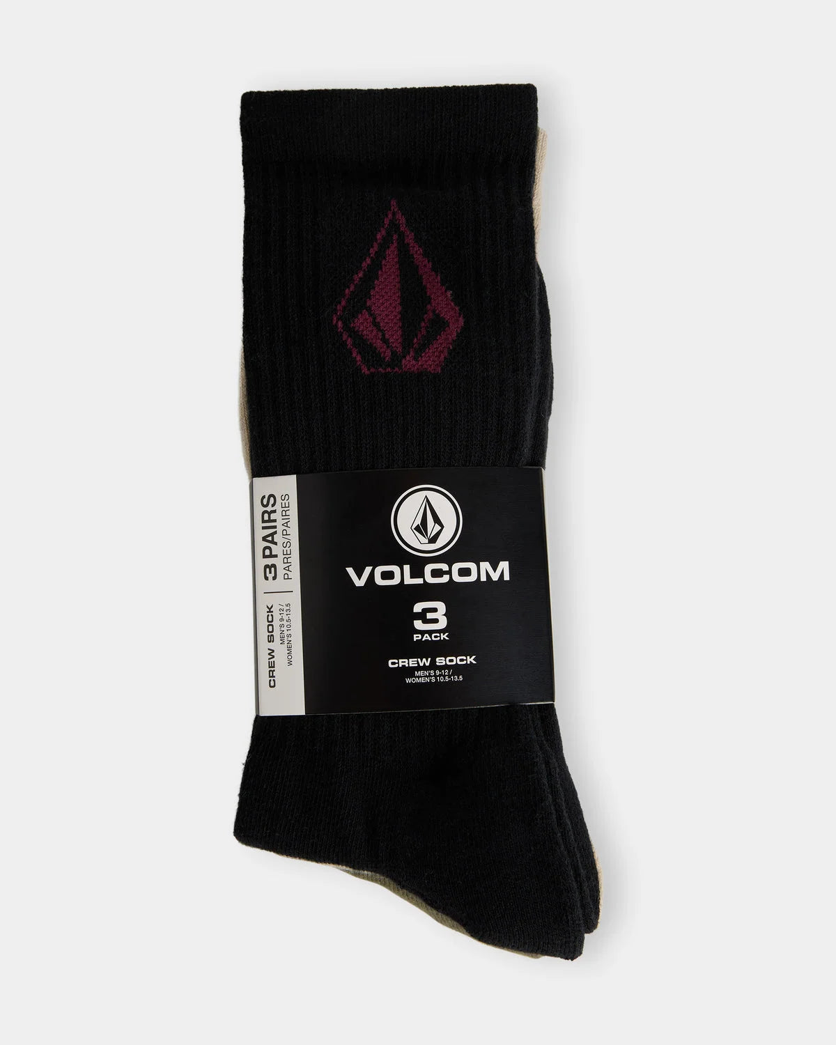 Volcom Stone 3-Pack Socks