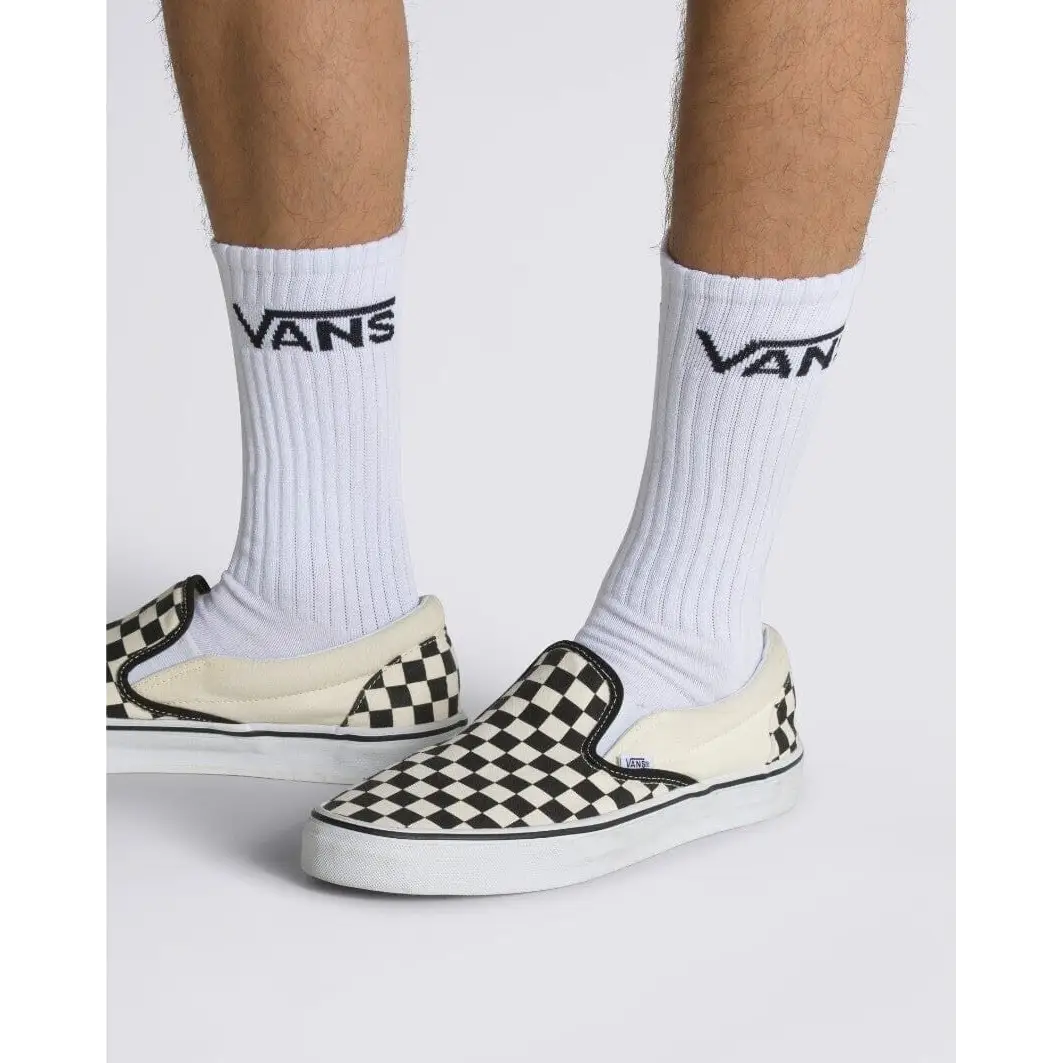 Vans Classic Crew Socks 3-Pack -White