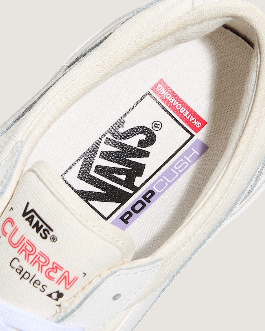 Vans Skate Curren Caples Shoes - Blanc de Blanc