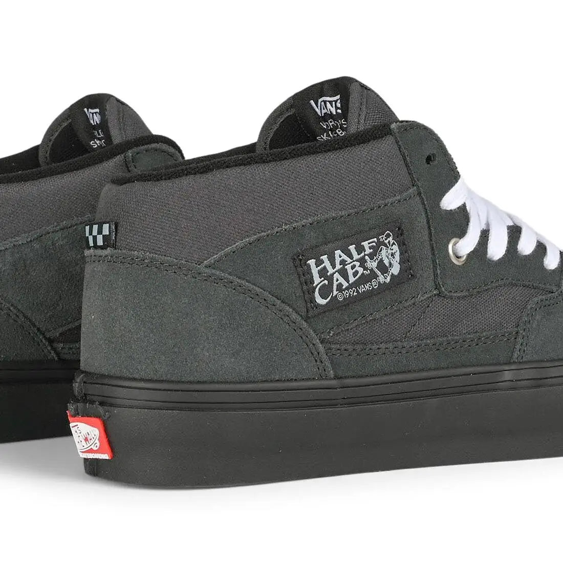 Vans Skate Half Cab Shoes - Charcoal Grey / Black