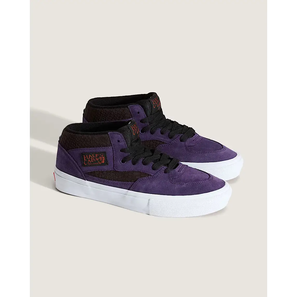 Vans Skate Half Cab Shoes - Croc / Grape Purple