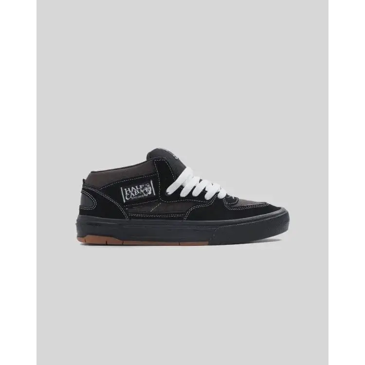 Vans Skate Half Cab Waffle Cup Shoes - Black Asphalt