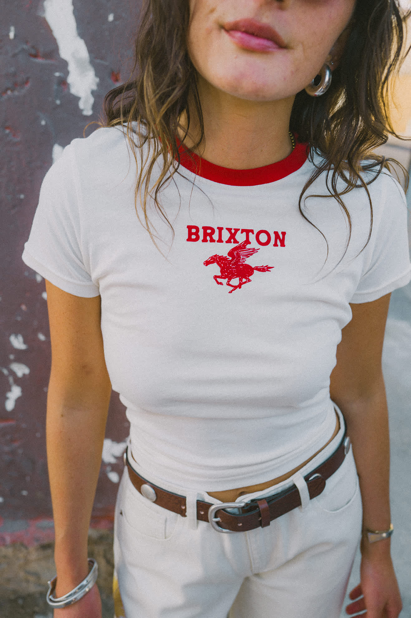 Brixton Pegasus Slim Crew T-Shirt