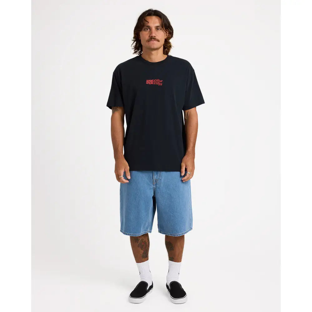 Volcom Billow Denim Shorts - Cali Blue