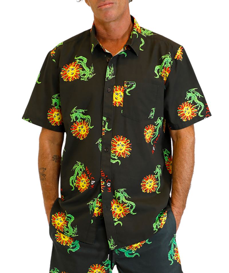 Volcom Featured Artist Ozzy Wrong Woven Shirt