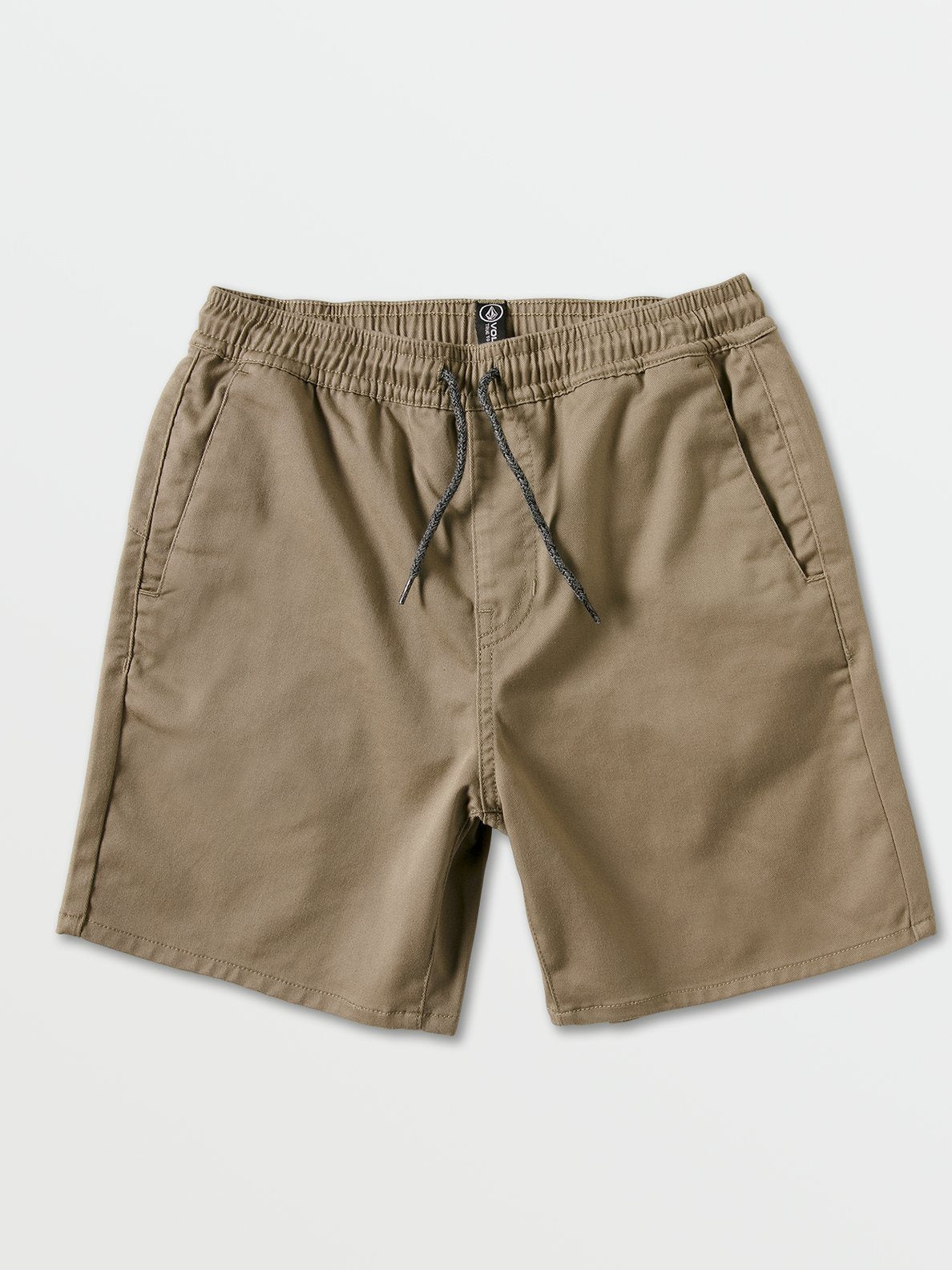 Volcom Frickin Elastic 15" Youth Shorts Khaki 8Y 