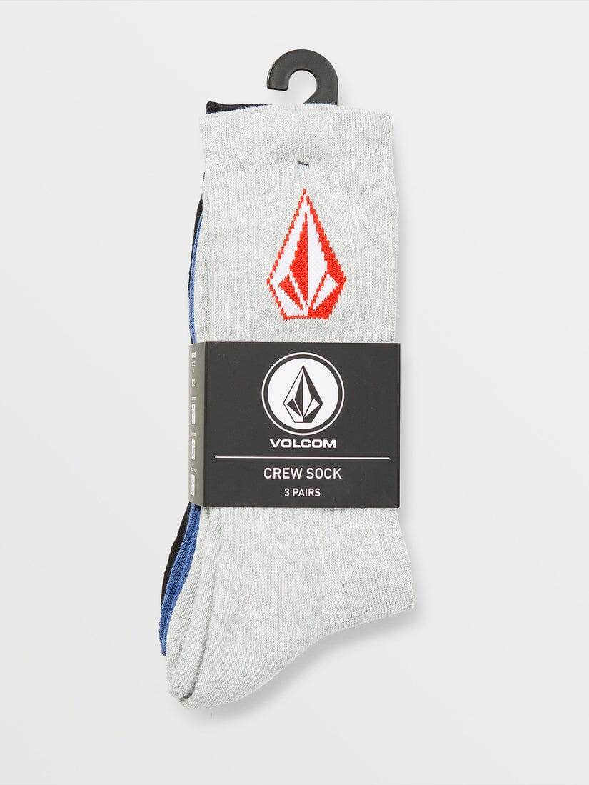 Volcom Full Stone 3 Pack Socks - Blueberry