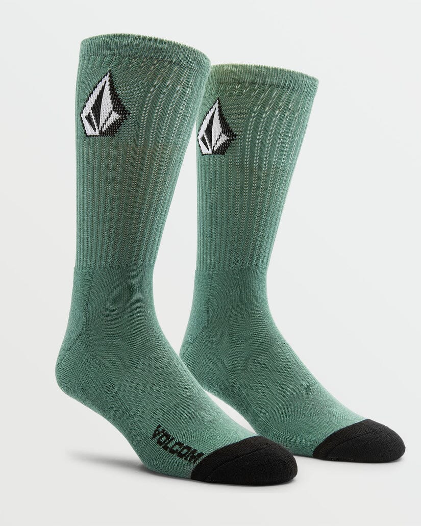 Volcom Full Stone 3 Pack Socks - Petro