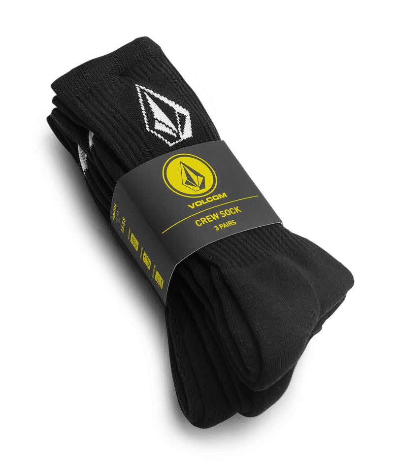 Volcom Full Stone Youth Socks - 3 Pack