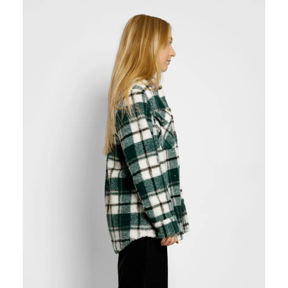 Volcom Silent Sherpa Plaid Jacket 2023