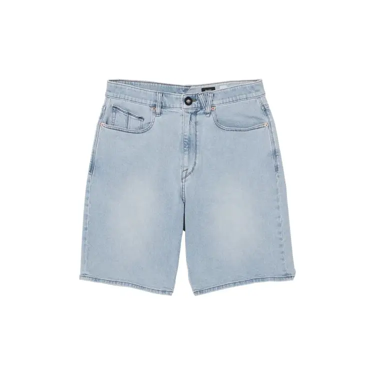 Volcom Youth Billow Denim Shorts - Desert Dirt Indigo