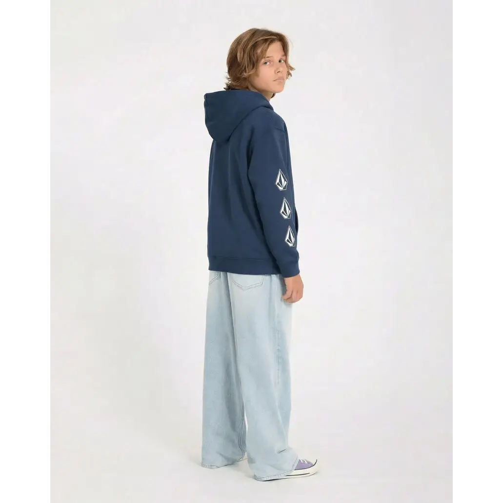 Volcom Youth Iconic Stone Gid Zip Hoodie