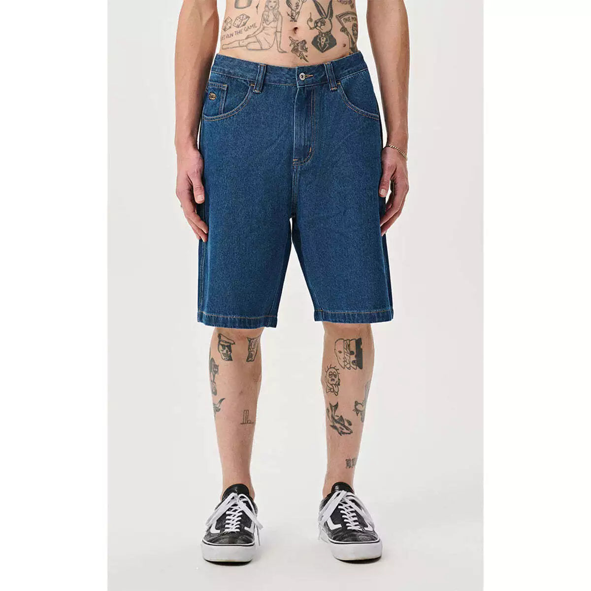 X-Large Bull Denim 91 Shorts - Blue Denim