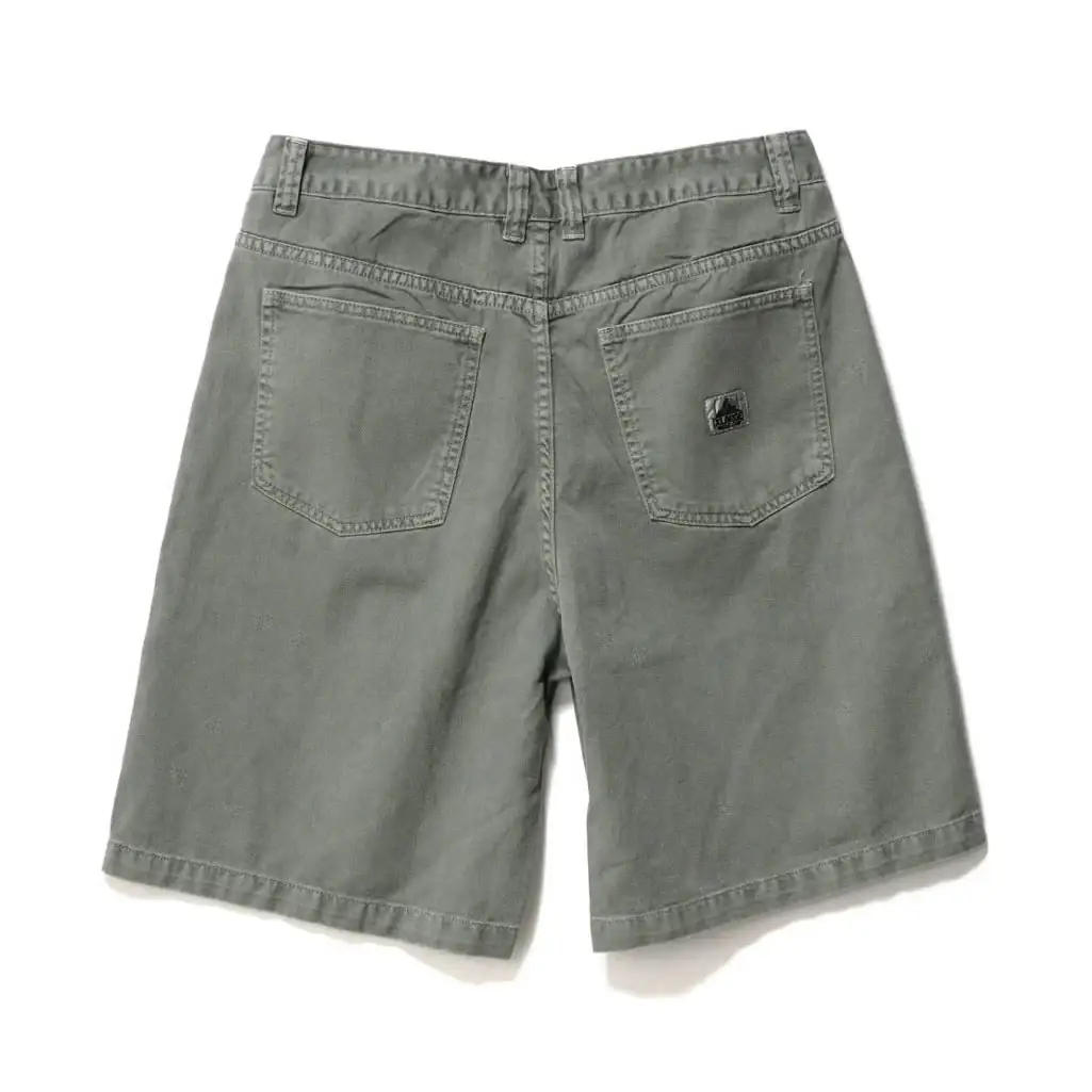 X-Large Bull Denim 91 Shorts - Olive Grey