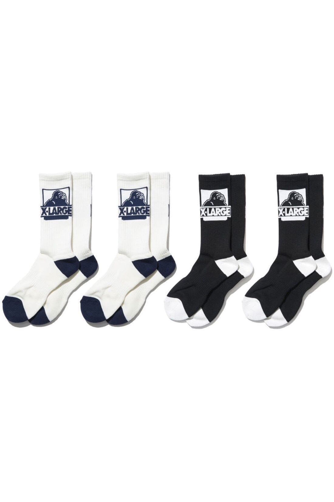 X-Large CLassic OG Socks 4-Pack Assorted 
