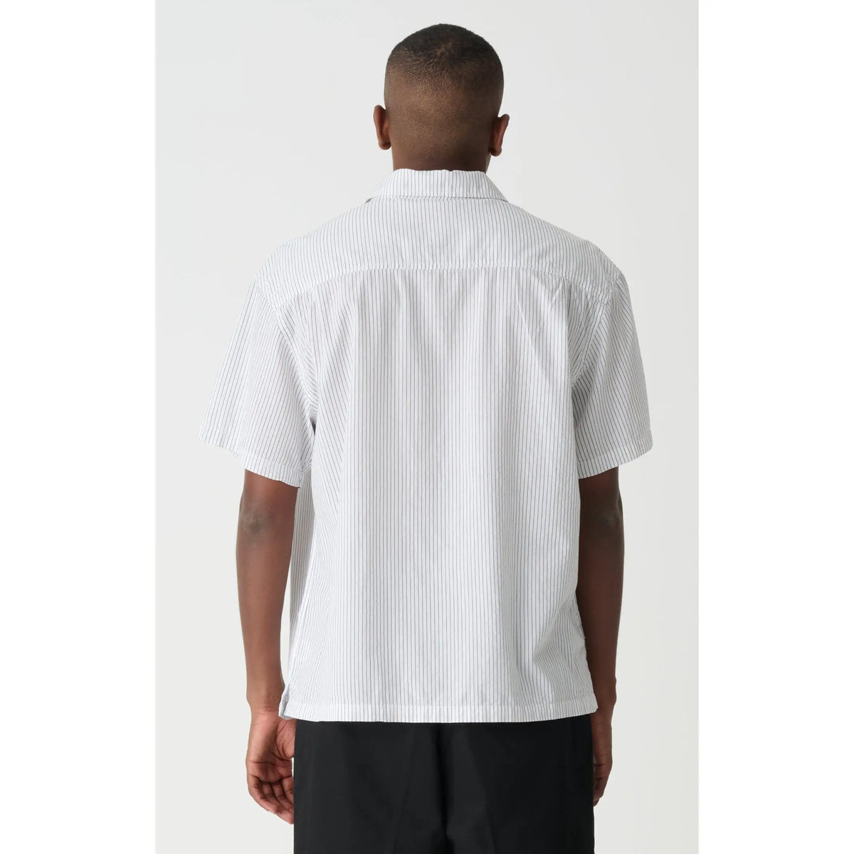X-Large Oxford Script Shirt - Black / White